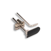 Adjustable hand rest for horn with cover (Flipper)
